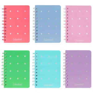 Quaderno a spirale A6 Pin It – Quadretti 5 millimetri senza margine