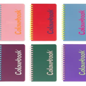 Quaderno A6 Bicolor con spirale Rigo 5mm – Quadretti scuole medie e superiori